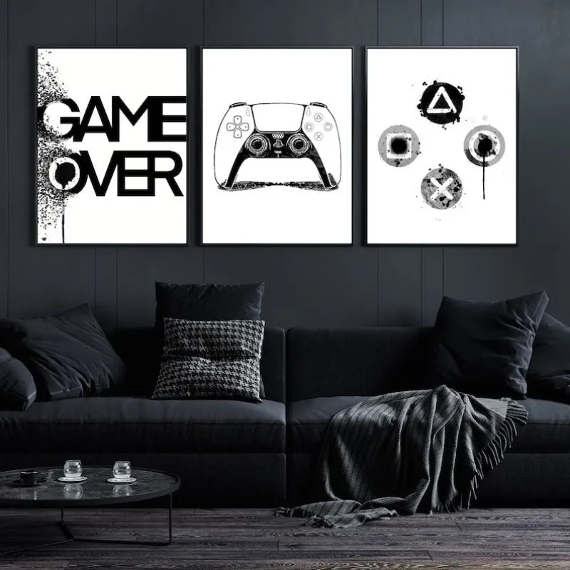 Modern Gaming Sign Quotation Poster