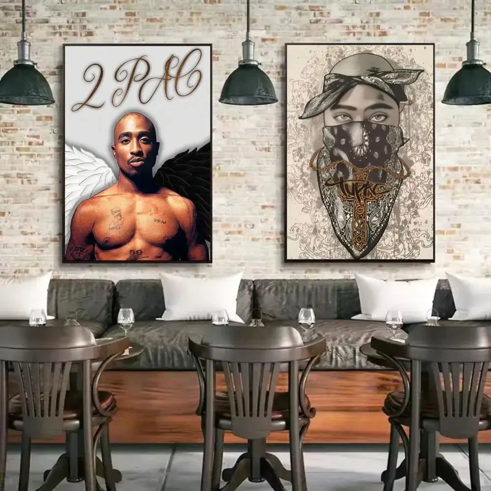 Rapper 2Pac T-Tupac S-Shakur Poster