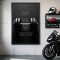 Motivation Bodybuilding Fitness Gym Poster