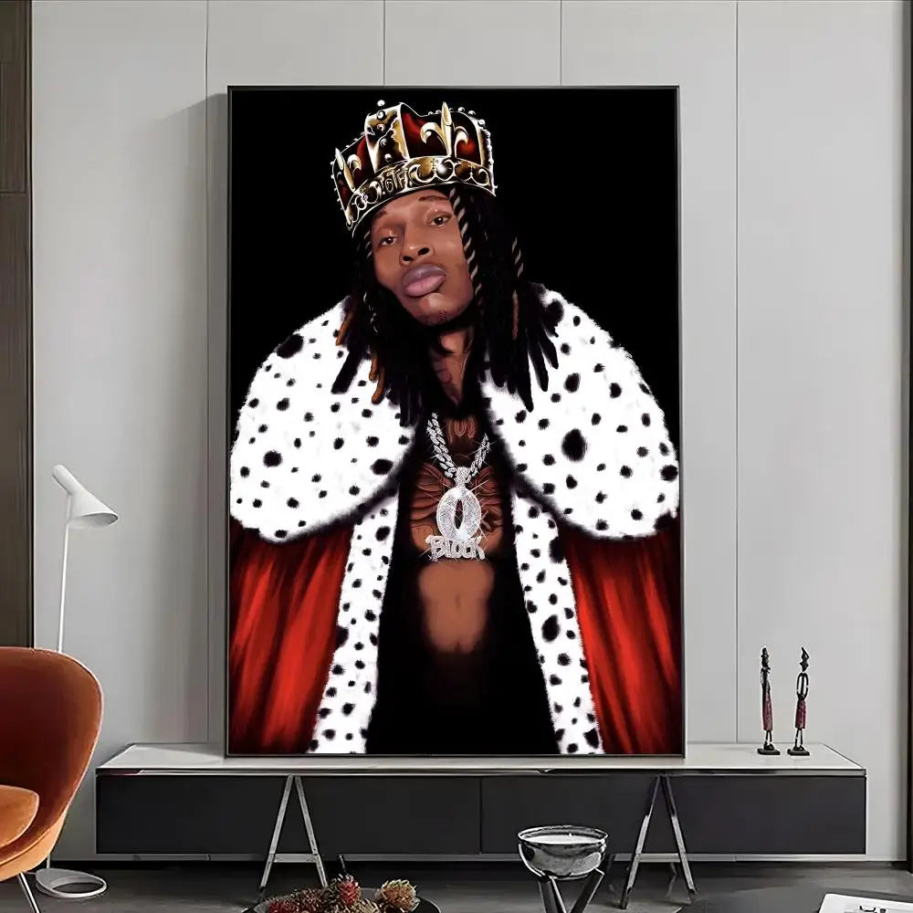 Rapper King Von Poster