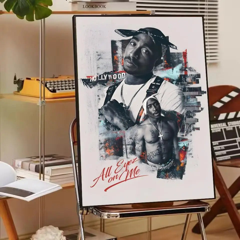 Rapper 2Pac T-Tupac S-Shakur Poster