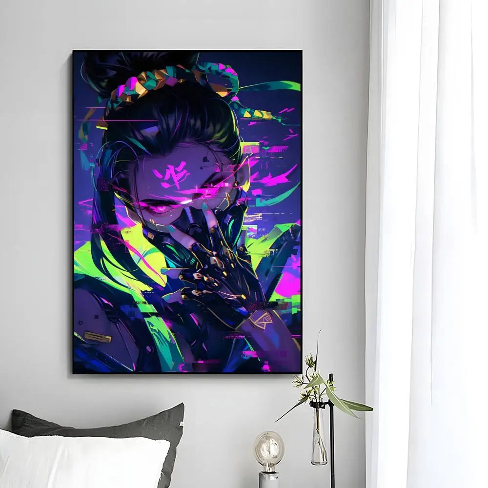 C-Cyberpunk G-Girl Cool Poster
