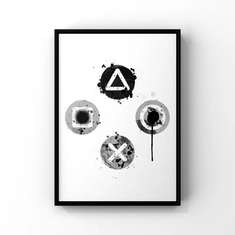 Modern Gaming Sign Quotation Poster