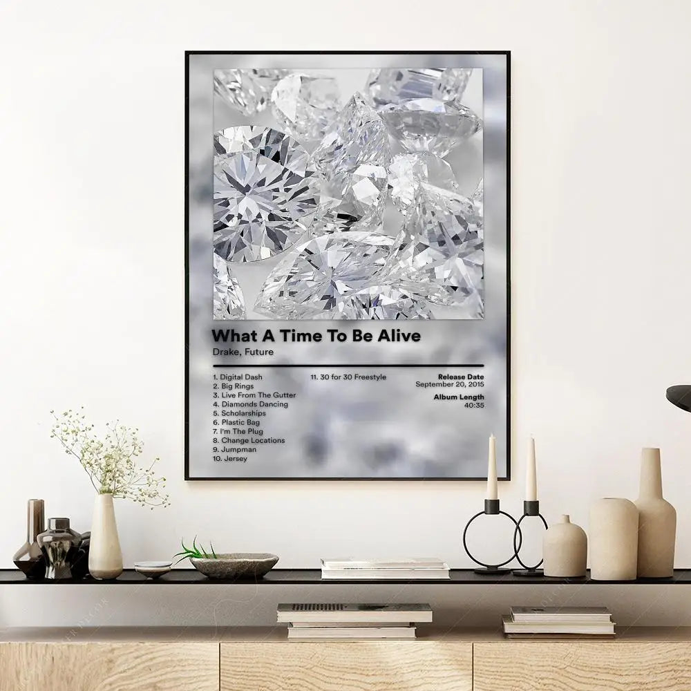 Pop Rap Singer-Drake Music Album Poster