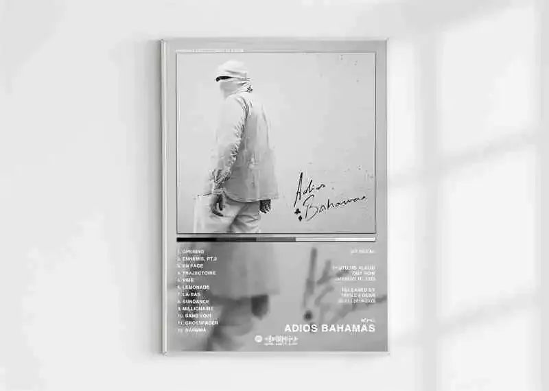 French Rap Pop Music Album Poster