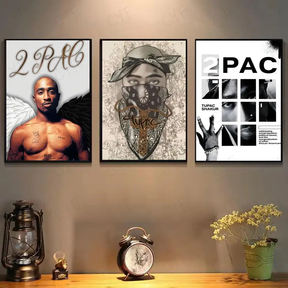 Rapper 2Pac T-Tupac S-Shakur Poster