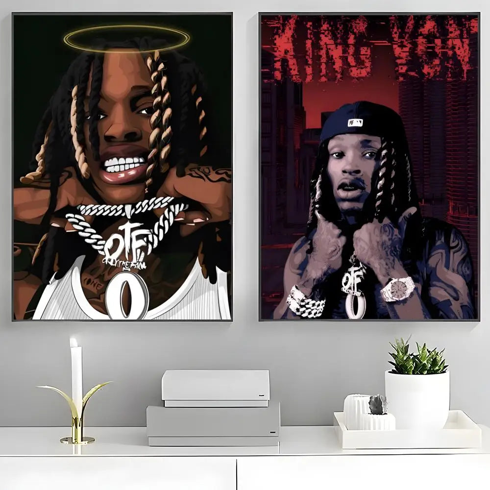 Rapper King Von Poster