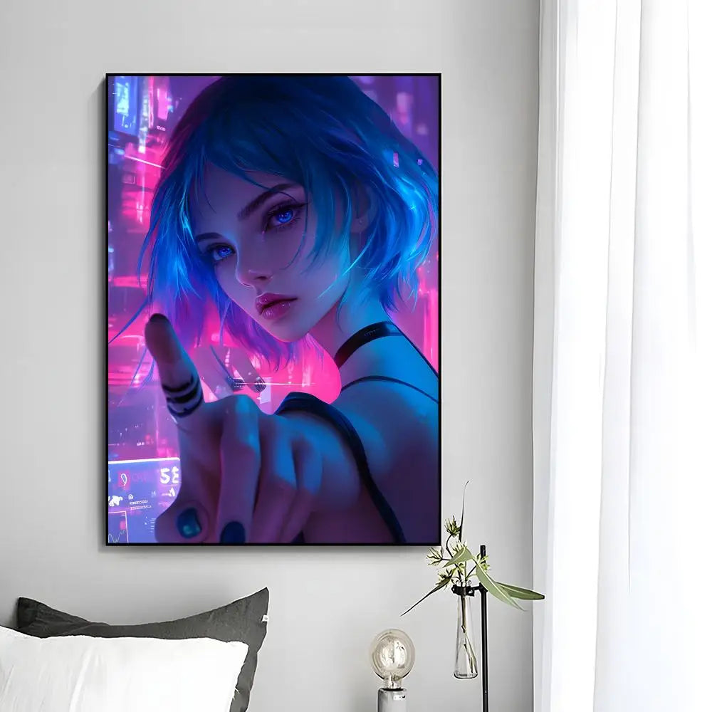 C-Cyberpunk G-Girl Cool Poster