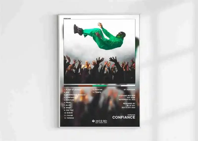 French Rap Pop Music Album Poster