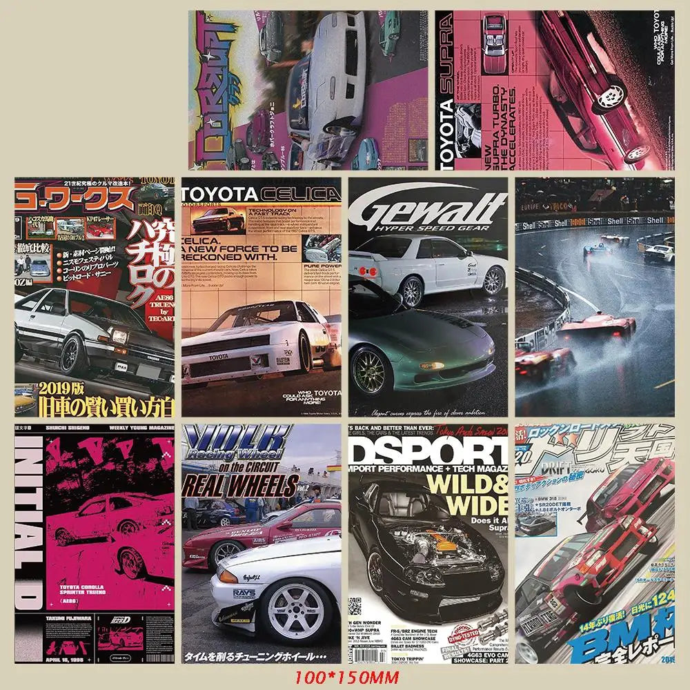 Car Japanese Racing Car Posters