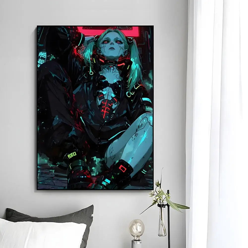 C-Cyberpunk G-Girl Cool Poster